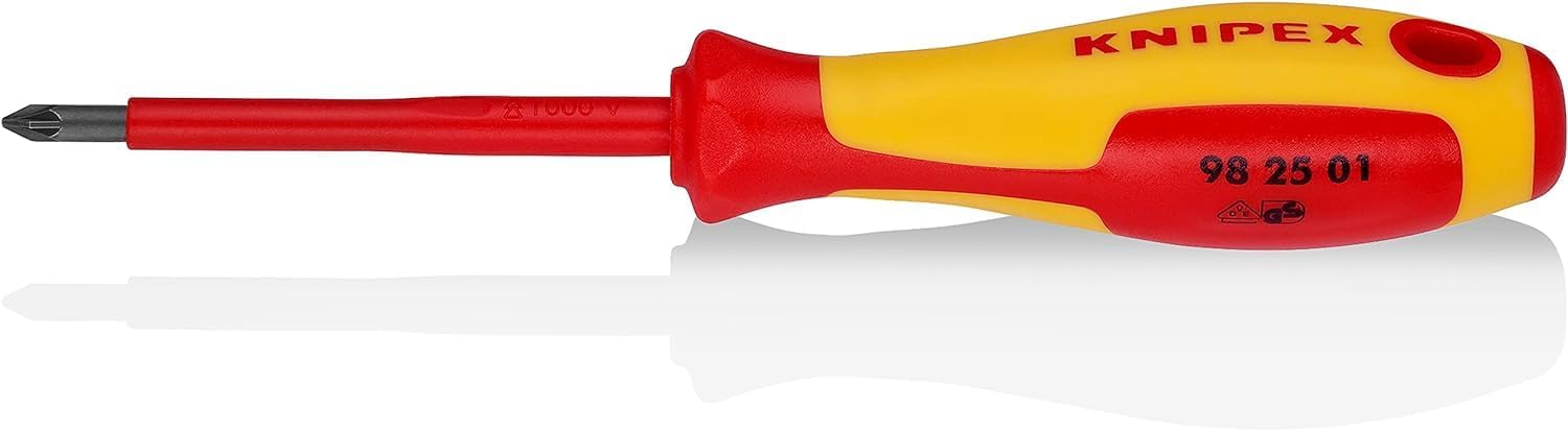 KNIPEX Schraubendreher, VDE-geprüft 187 mm, 98 25 01