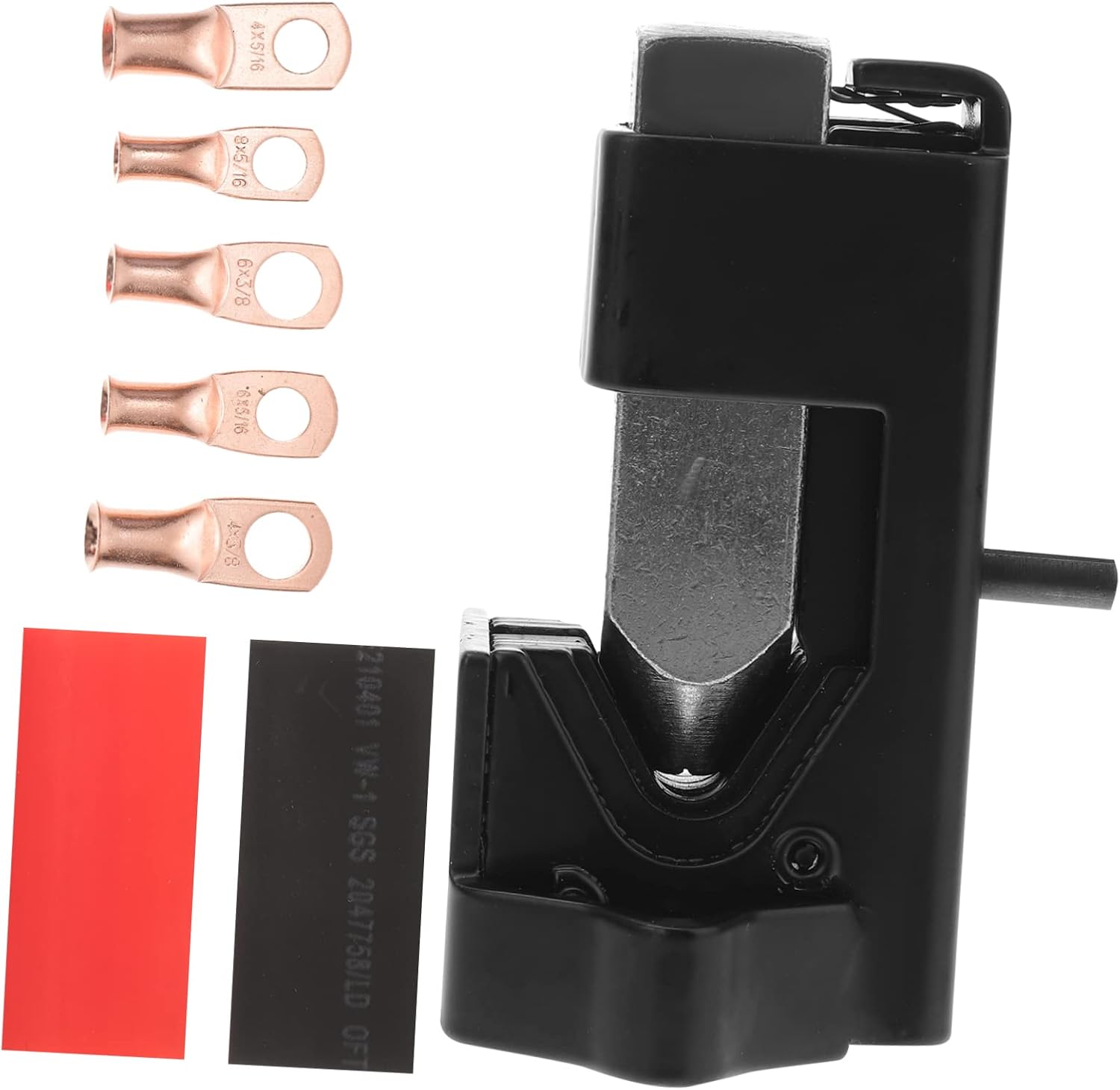 Lurrose 1Satz Crimpzange für Awg Ringterminal Hochwertige Crimpzange für Batteriekabel Wärmeschrumpfbarer Röhren für Automobilprojekte