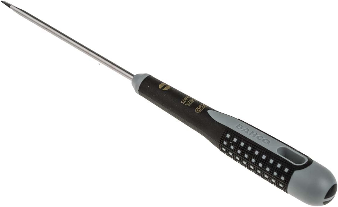 Bahco 3 x 0,5 mm Schlitz Standard-Schraubendreher, Legierungsstahl, 197 mm/Klinge 75 mm