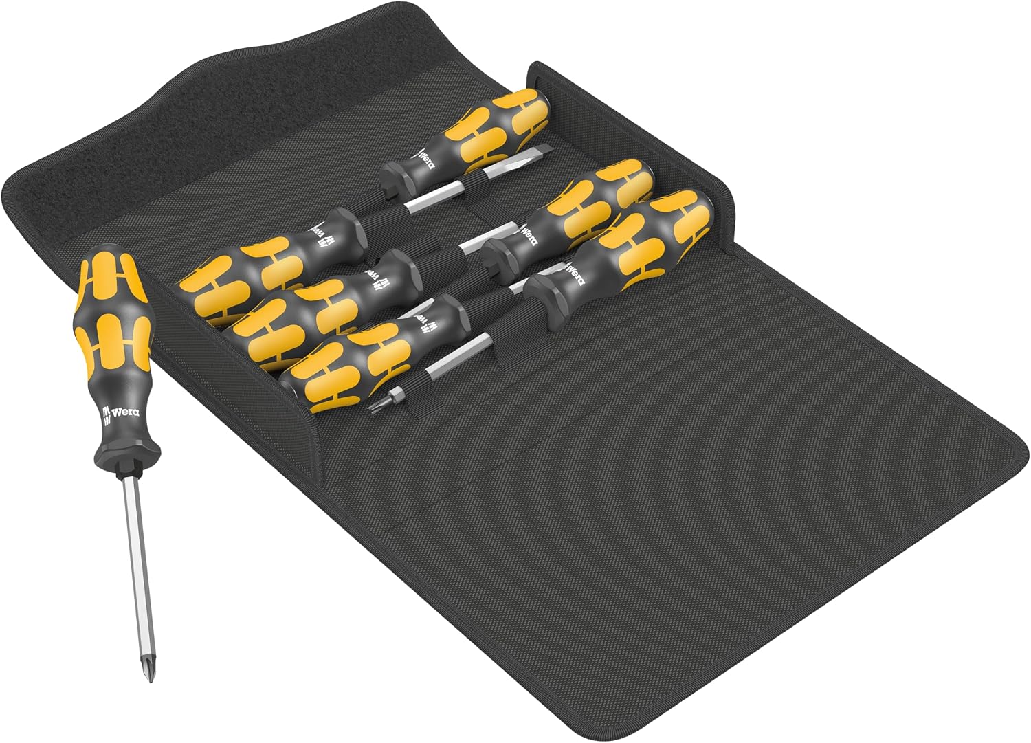 Wera 05137811001 Kraftform 900/7 Set 1 Schraubendrehersatz, 7-teilig