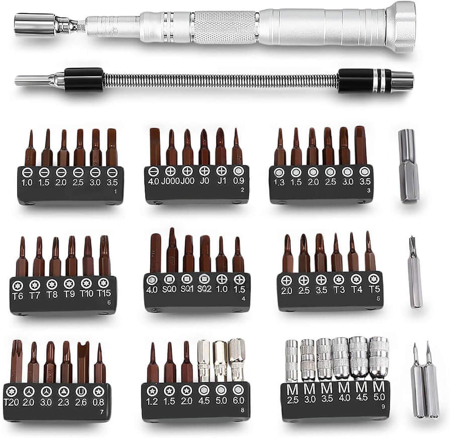 Jakemy HOME JM-8166 Screwdriver & Torx Set (61 in 1)