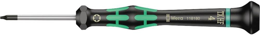 Wera 2067 Elektroniker-Torx HF-Schraubendreher mit Haltefunktion, TX 4 x 40 mm, 1 Stück, 05118180001