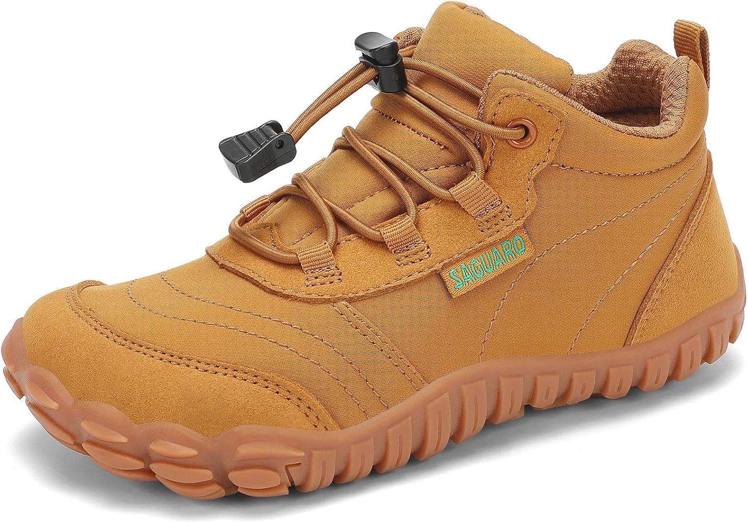 SAGUARO Kinder Barfußschuhe Atmungsaktiv rutschfest Wanderschuhe Leicht Barefoot Minimal Sneaker Gr.26-36