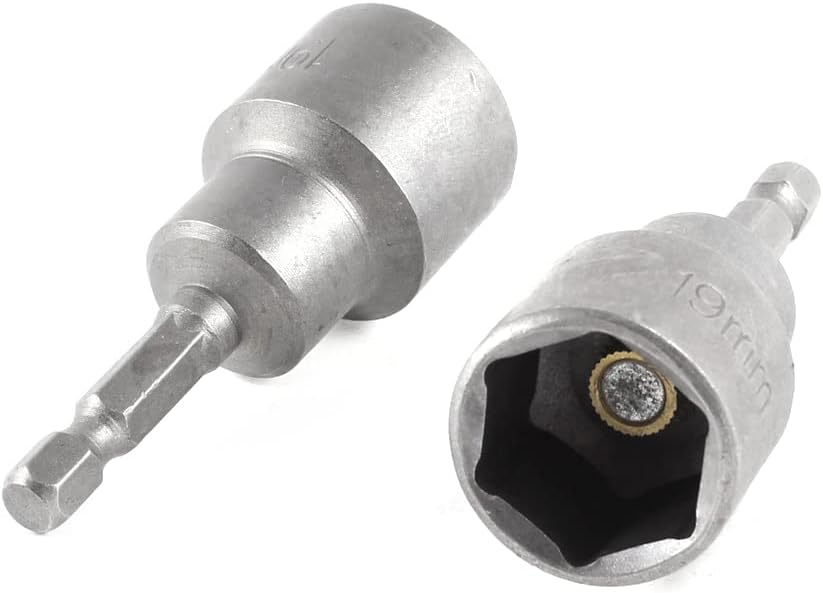 sourcing map 6,35mm Schaft 19mm Magnetischer 2 Stück