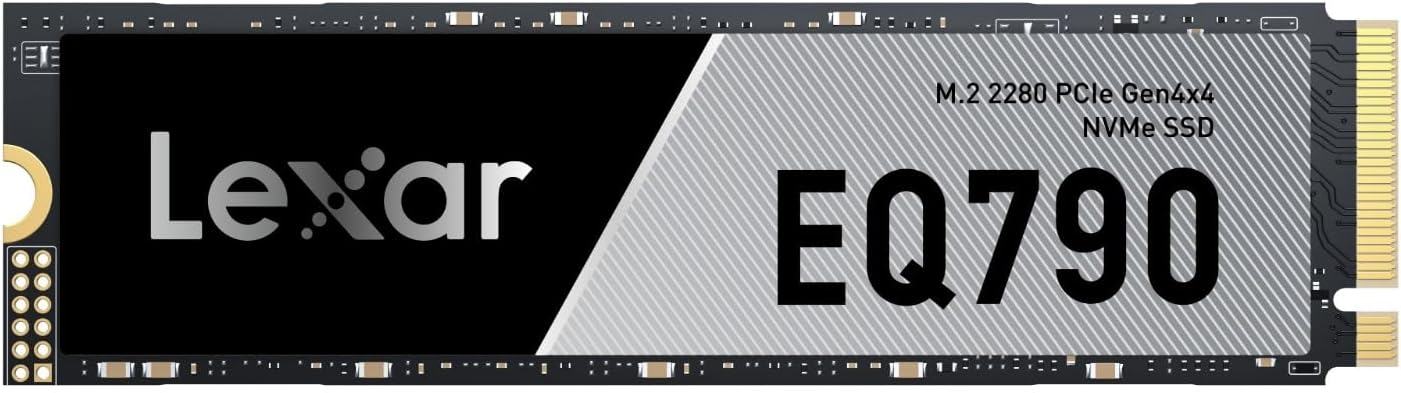 Lexar EQ790 SSD, M.2 2280 PCIe Gen4 NVMe SSD, EQ790 500GB