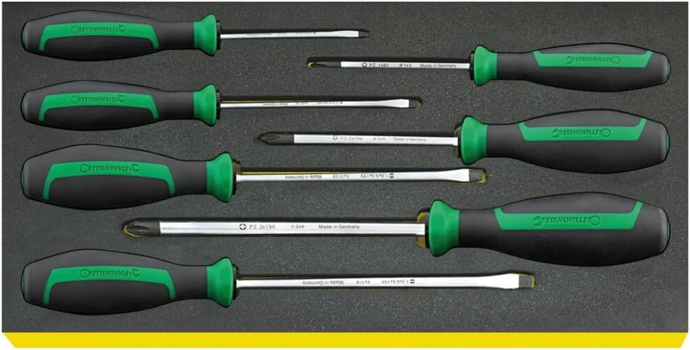 STAHLWILLE 96838784 - Bandeja TCS con juego de destornilladores TCS 4620/4640 peso 0,41 Kg.