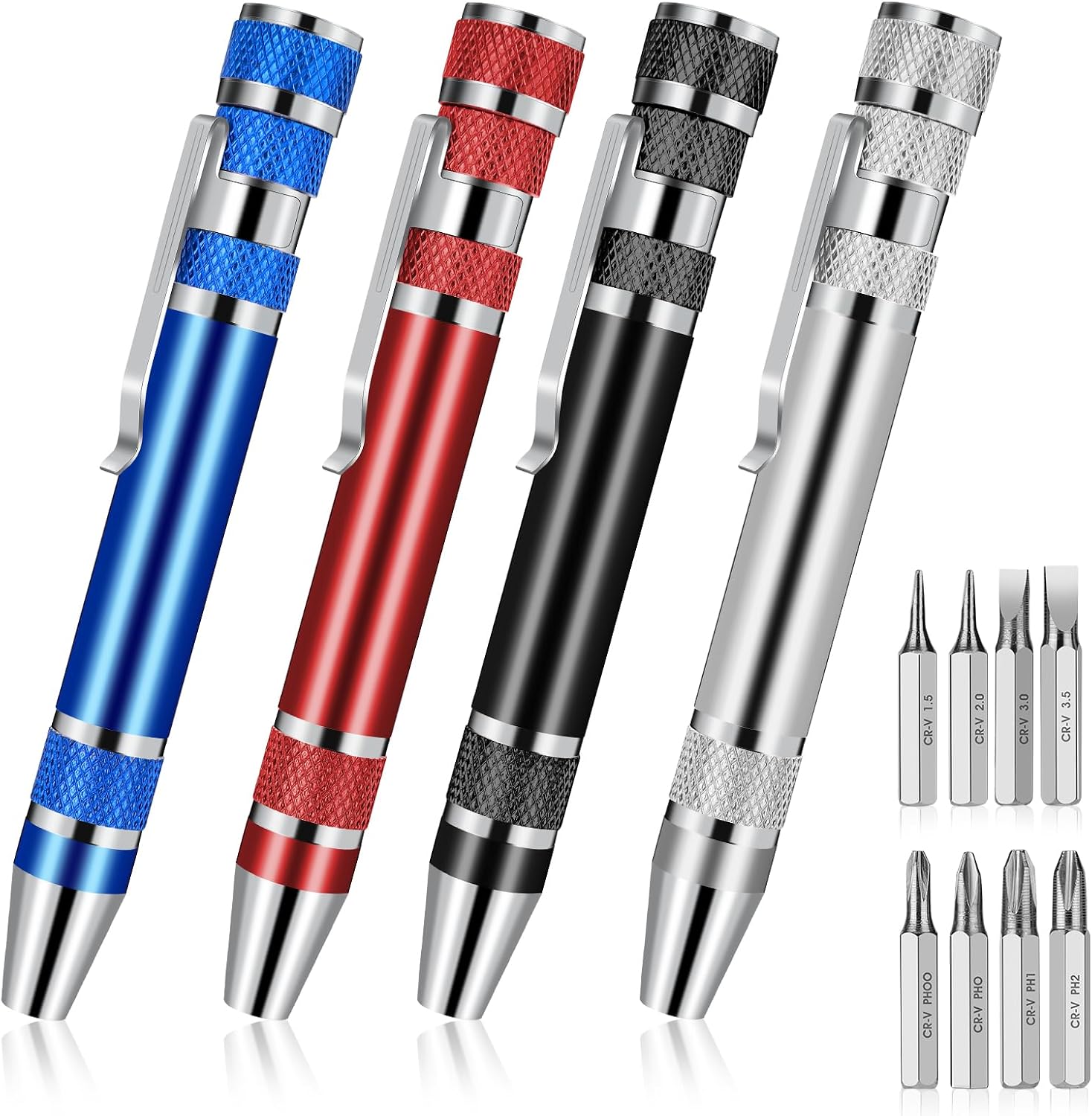 4 Stück 8 In 1 Stift Schraubendreher Mini Schraubendreher Set
