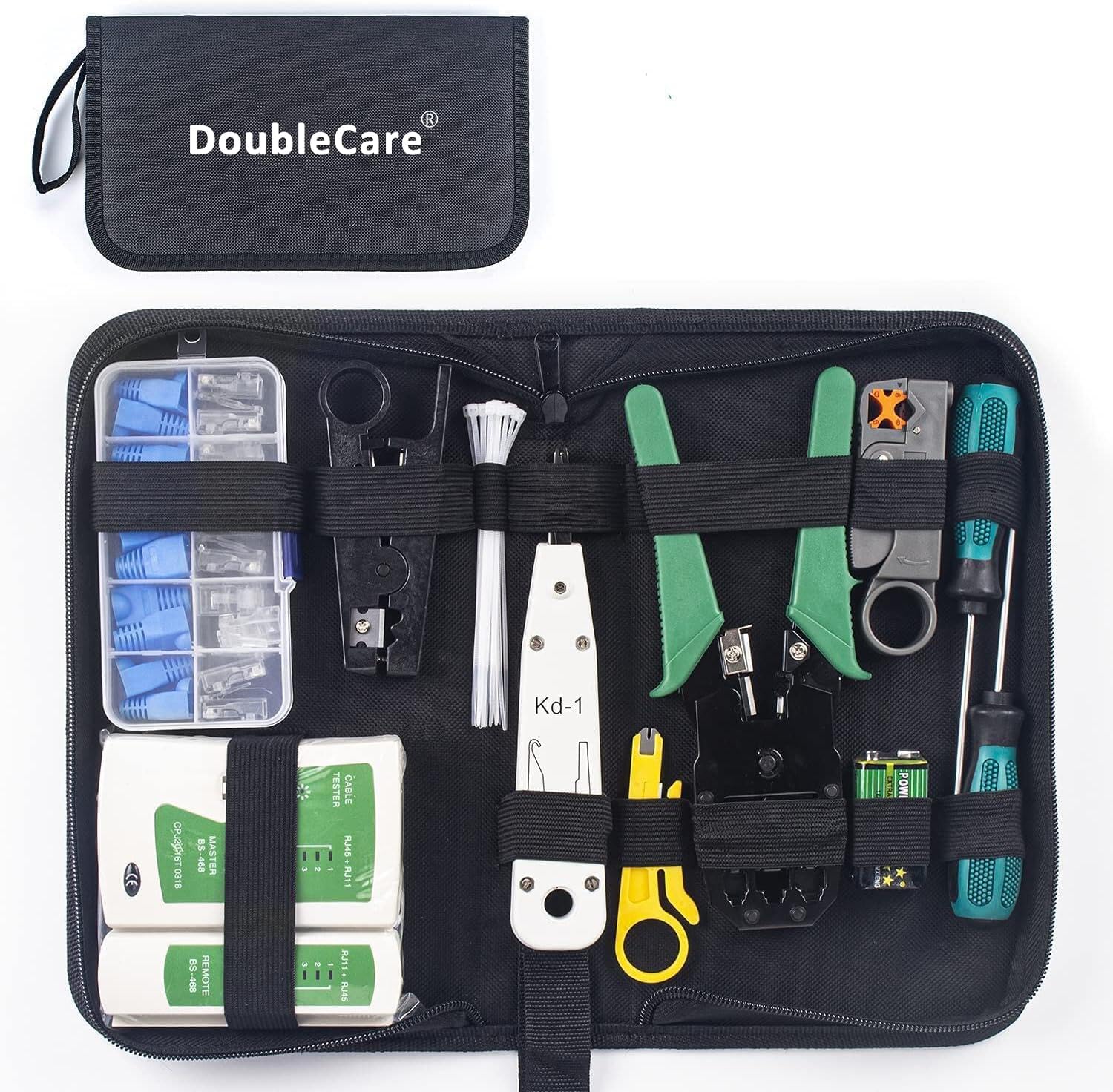 Netzwerk Werkzeug Set,12 in 1 Professionell Reparaturwerkzeuge Netzwerk Kit