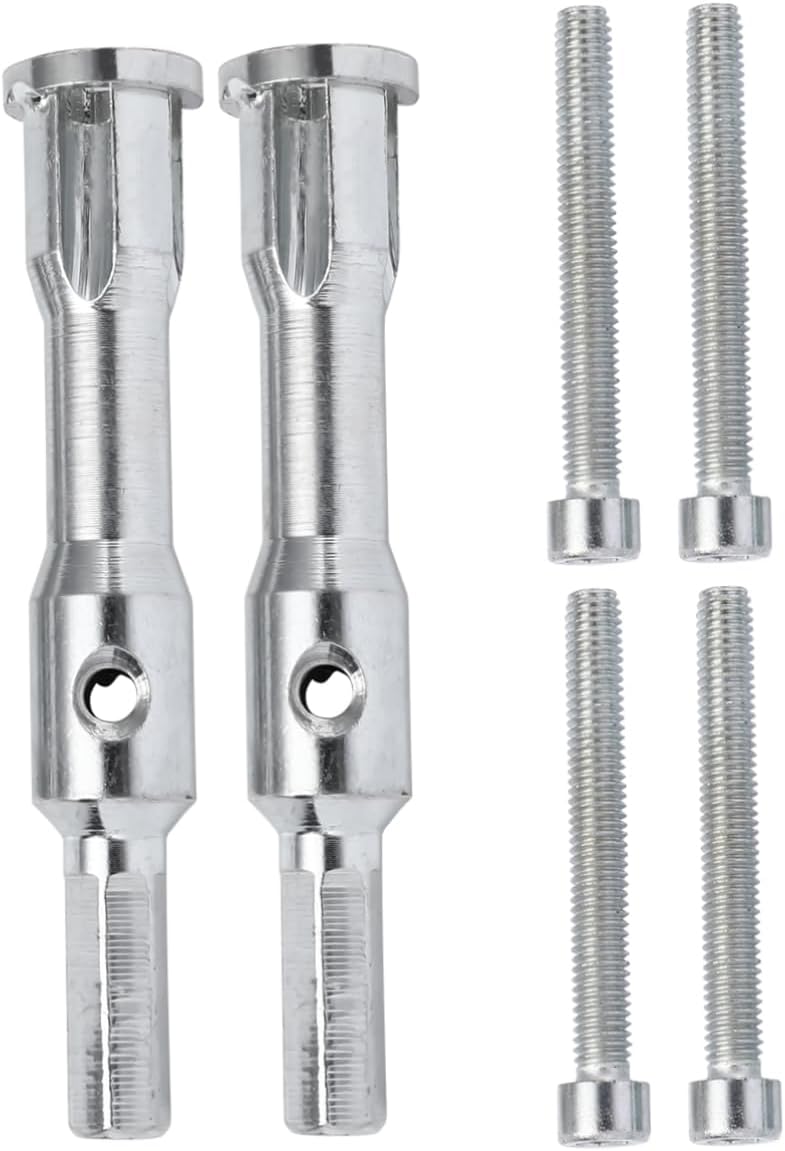 NUOBESTY Kohlenstoffstahl Drahtverdrillwerkzeug Silber 2 Stück zum Schnellen Verbinden für Bohrmaschine von Leitungen bei Elektrikerarbeiten