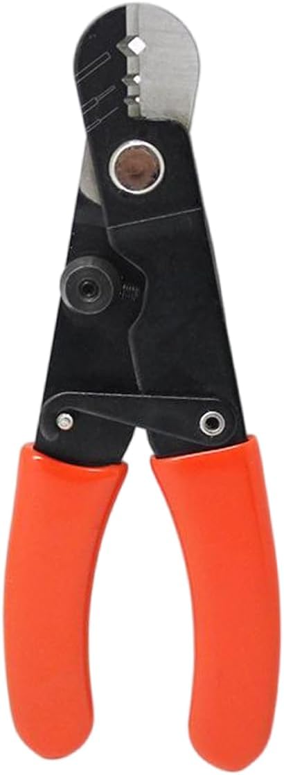 Grobo Paladin Tools PA1162 3-stufige Mini-Glasfaser-Abisolierzange PA1162 Einstellbare Glasfaser-Abisolierzange & 2.0-30mm Glasfaser-C-Kabel