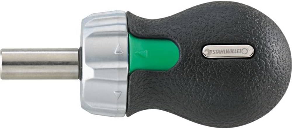 STAHLWILLE 4008-1 | 1/4“ Ratschenschraubendreher | die schnelle Art Schrauben anzuziehen | zur Aufnahme von Bits | lange Ausführung, Länge 250 mm