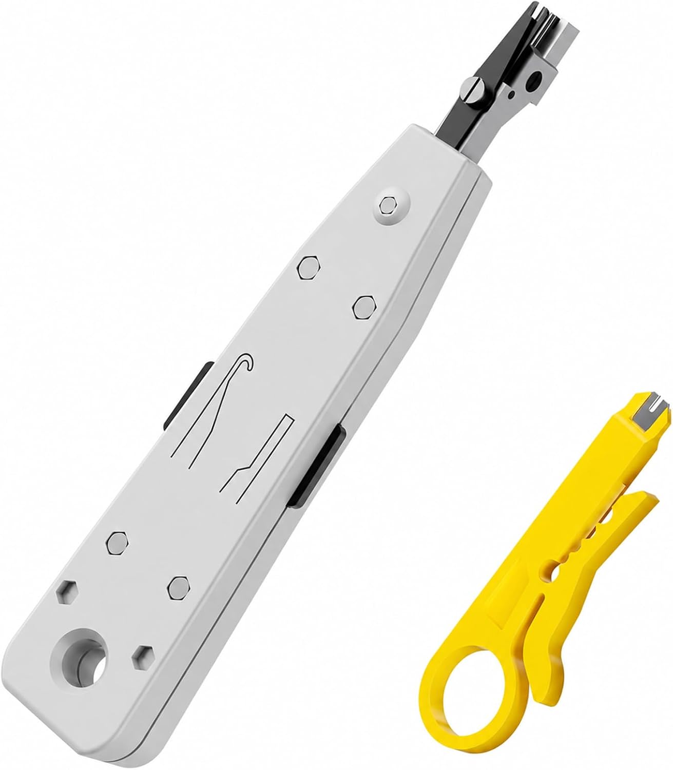 2 pcs Anlegewerkzeug,Lsa Auflegewerkzeug,lsa plus anlegewerkzeug,lsa werkzeug,Auflegewerkzeug,Patchfelder,Auflegewerkzeug Netzwerk Cat 7,Netzwerkdosen,Netzwerkverdrahtung,Auf und Unterputzdosen