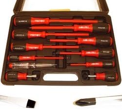 11-tlg. 1000 Volt VDE Schraubendreher-Set Strom IEC 60900.2004 und GS geprüfte Sicherheit