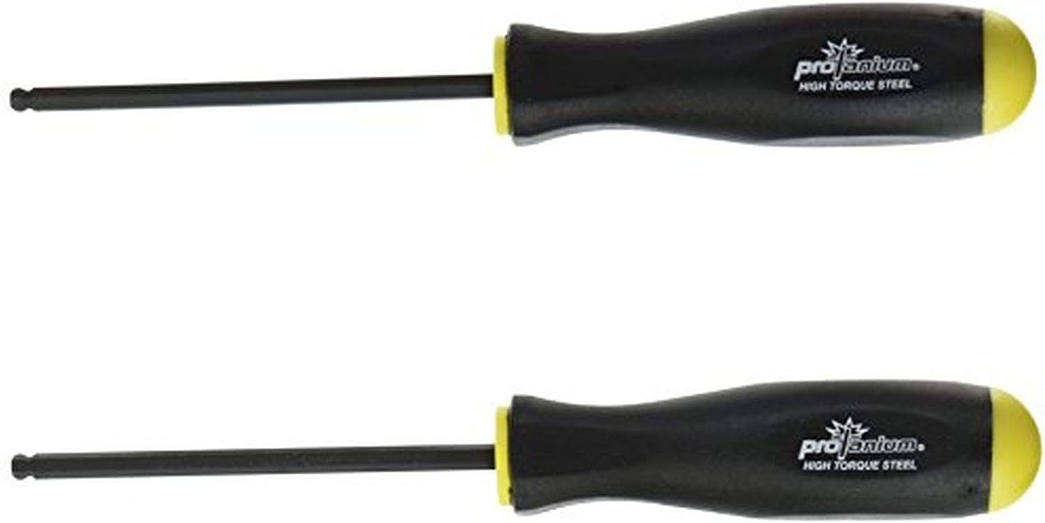 Bondhus 10610 3/16 Zoll Kugelkopf-Schraubendreher mit ProGuard-Finish, 9,4 cm, 2-teilig