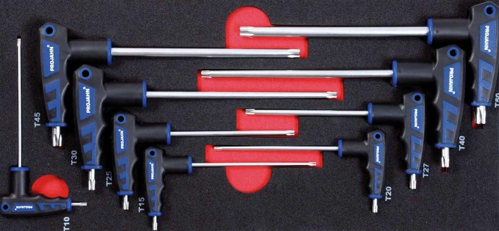 Projahn TX T-Griff Schraubendreher Einlage 9-teilig 5999-351