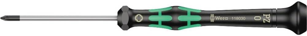 Wera 05118181001 5x40 2067 Elektroniker-TORX HF-Schraubendreher mit Haltefunktion, TX 5 x 40 mm, Silber