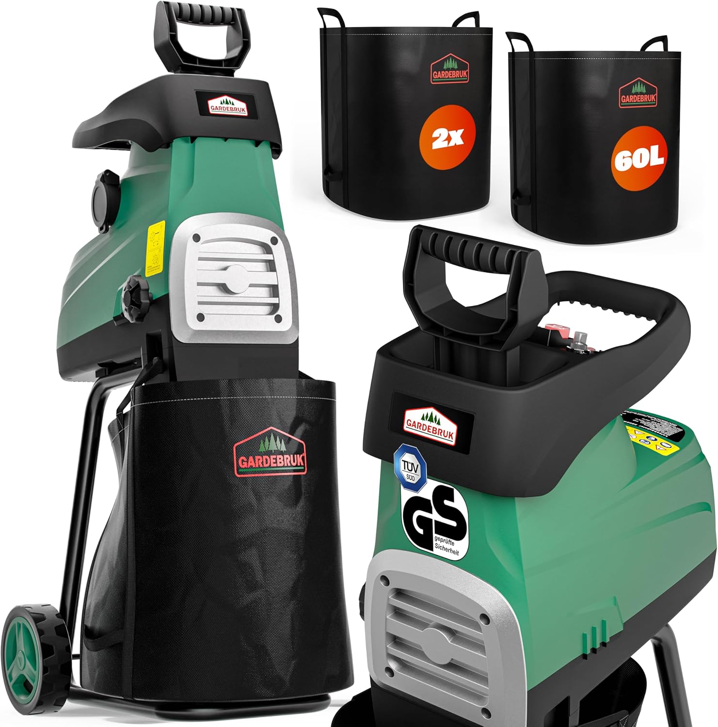 GARDEBRUK® Leisehäcksler 3100W