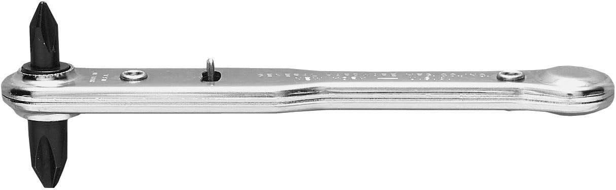 General Tools - 2551-2419 807X Ratschen-Winkelschraubendreher mit Nr. 1 silber