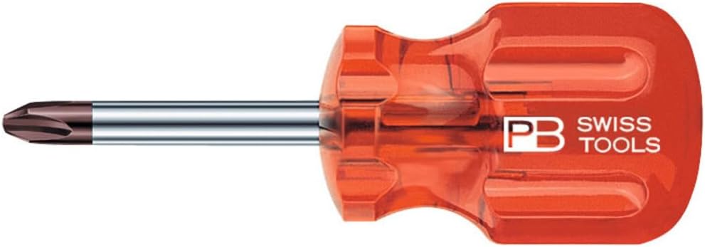 PB Swiss Tools Schraubendreher, für Phillips, mit Kunststoffheft, Kreuzschlitzgröße 1K