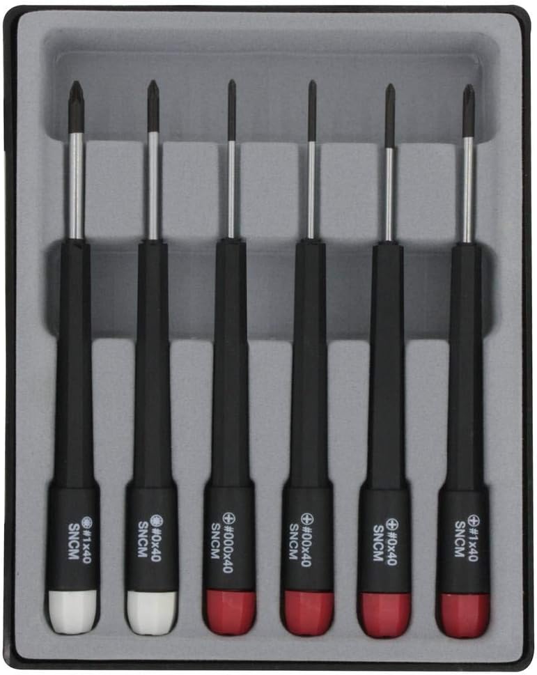 Donau Elektronik 280-61 Sechskant-Schraubendreher-Set, Größe 6-teilig, Mehrfarbig
