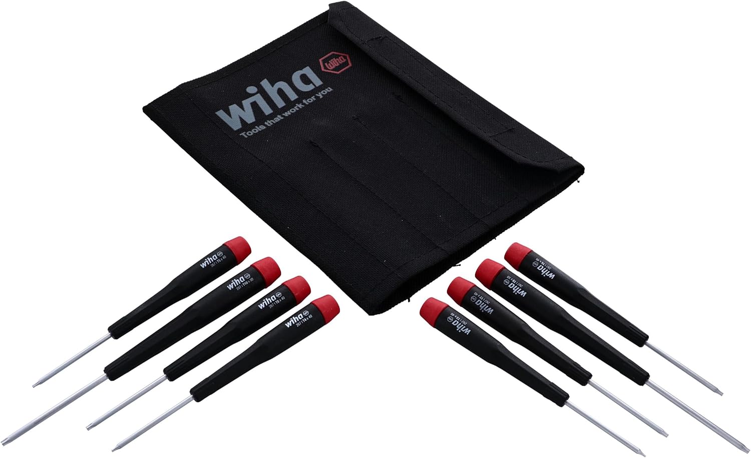 Wiha 26799 Torx-Schraubendreher-Set, 8-teilig, Rot