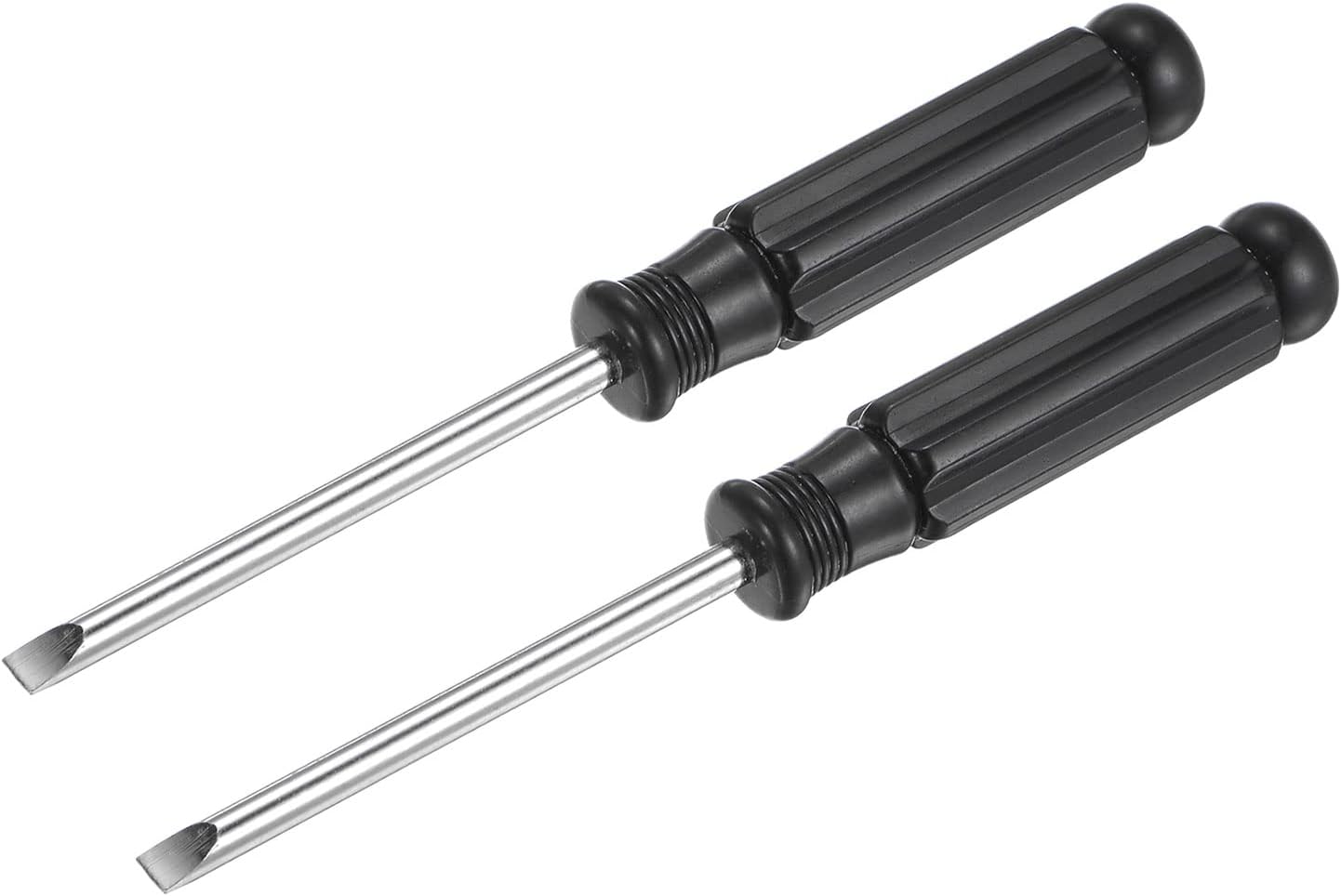 sourcing map 2Stk Mini Schlitz Schraubendreher, 4,0 mm Flachkopf