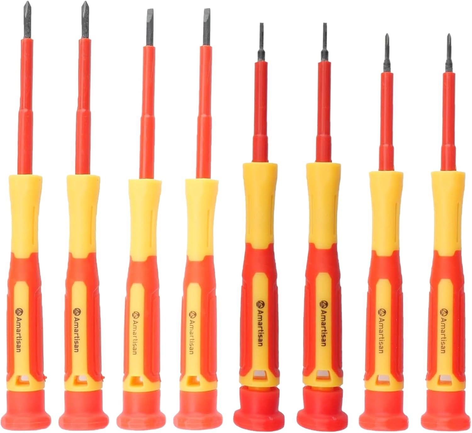 8-teiliges Schraubendreher Set, Torx Schraubendreher, Magnetische Spitze aus S2-Stahl, Softgriff, Hochwertiges Schraubenzieher-Set für Elektrische Reparaturen und Heimwerker