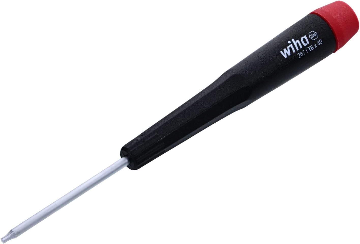 Wiha Torx-Schraubendreher mit Präzisionsgriff, T6 x 40 mm, 26706