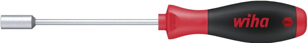 Wiha Schraubendreher SoftFinish® Sechskant-Steckschlüssel mit Rundklinge (01021) 5,5 mm x 125 mm ergonomischer Griff für kraftvolles Drehen, Allrounder für Industrie und Handwerk
