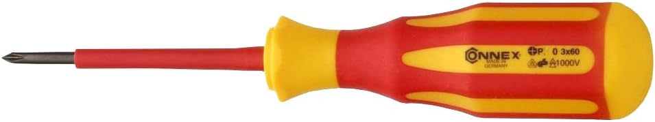 Connex Elektriker-Schraubendreher PZ 0 VDE 2-Komponenten-Griff, 60 mm, COX336510