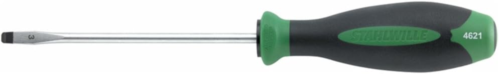STAHLWILLE QuickRelease 4621 6 1,6 x 10,0 x 180 – Werkstatt-Schraubendreher flach