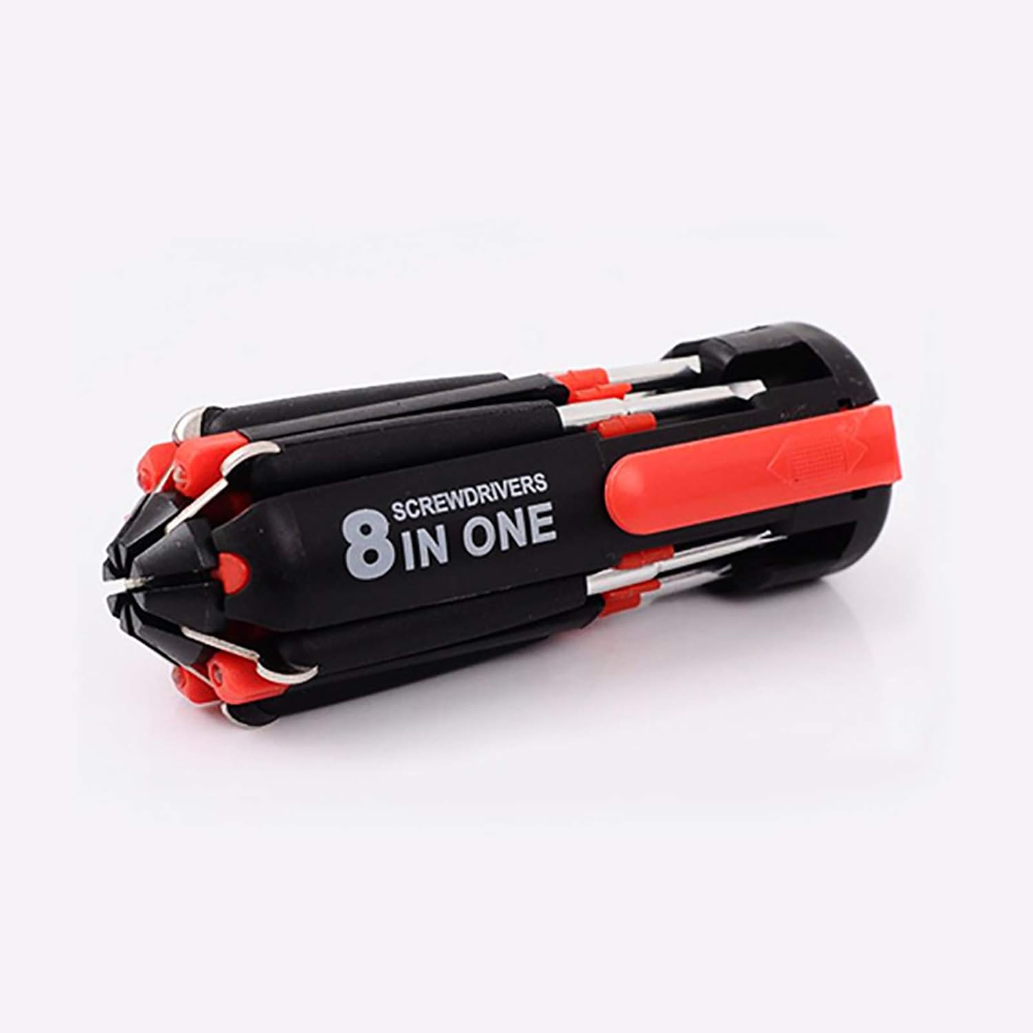 TopHomer 8 in 1 Schraubendreher-Set mit LED-Taschenlampe für Heimwerkerwartung, Reparatur, Computer, Haushaltsgeräte, Dekoration, Küche, Nachtarbeit