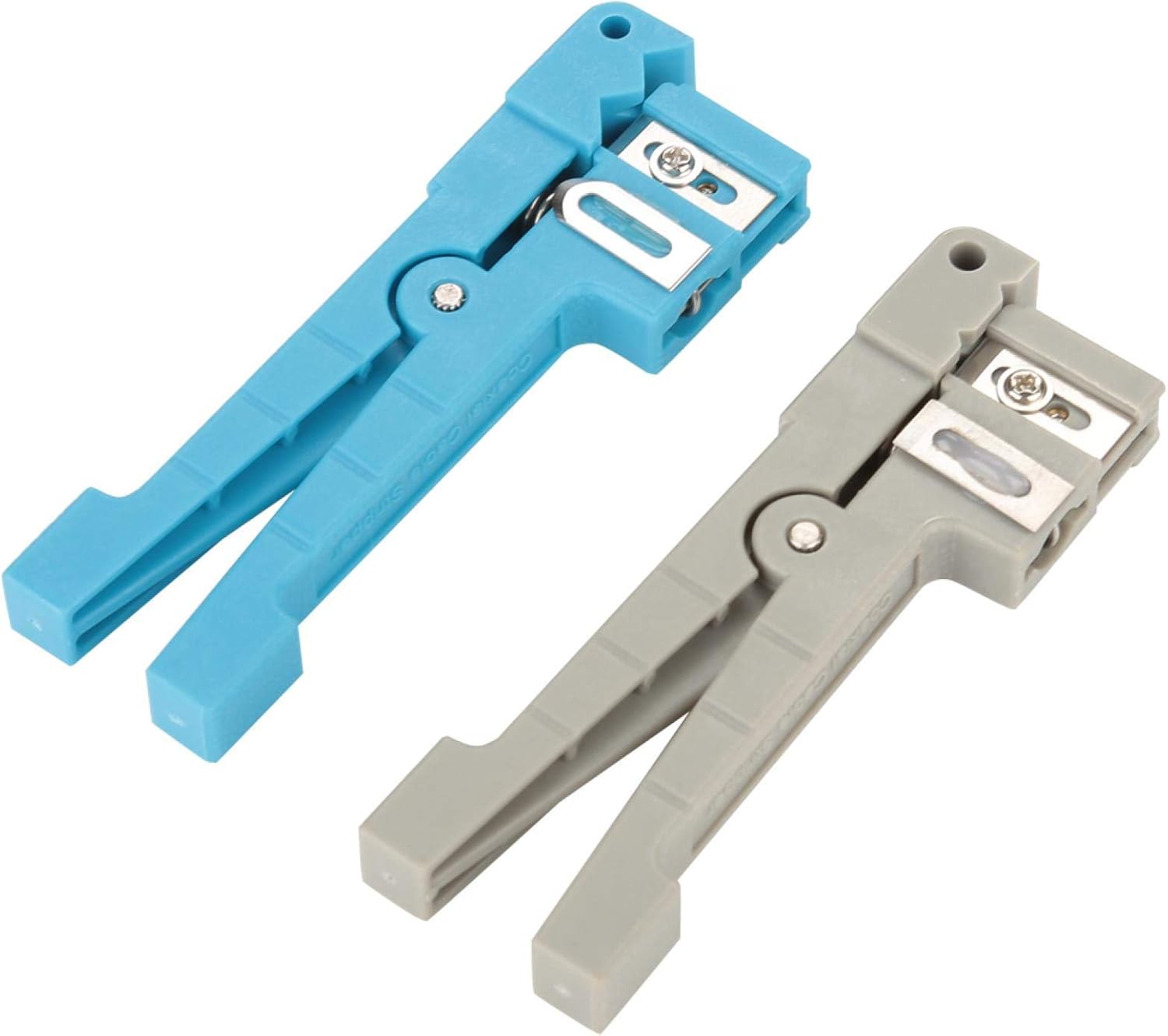 Faseroptische Mantelstripper Kabelschneider Crimper 45-163 45-162 für Glasfaserpufferrohre Koaxialkabel-Abisolierwerkzeug (45-162+45-163)