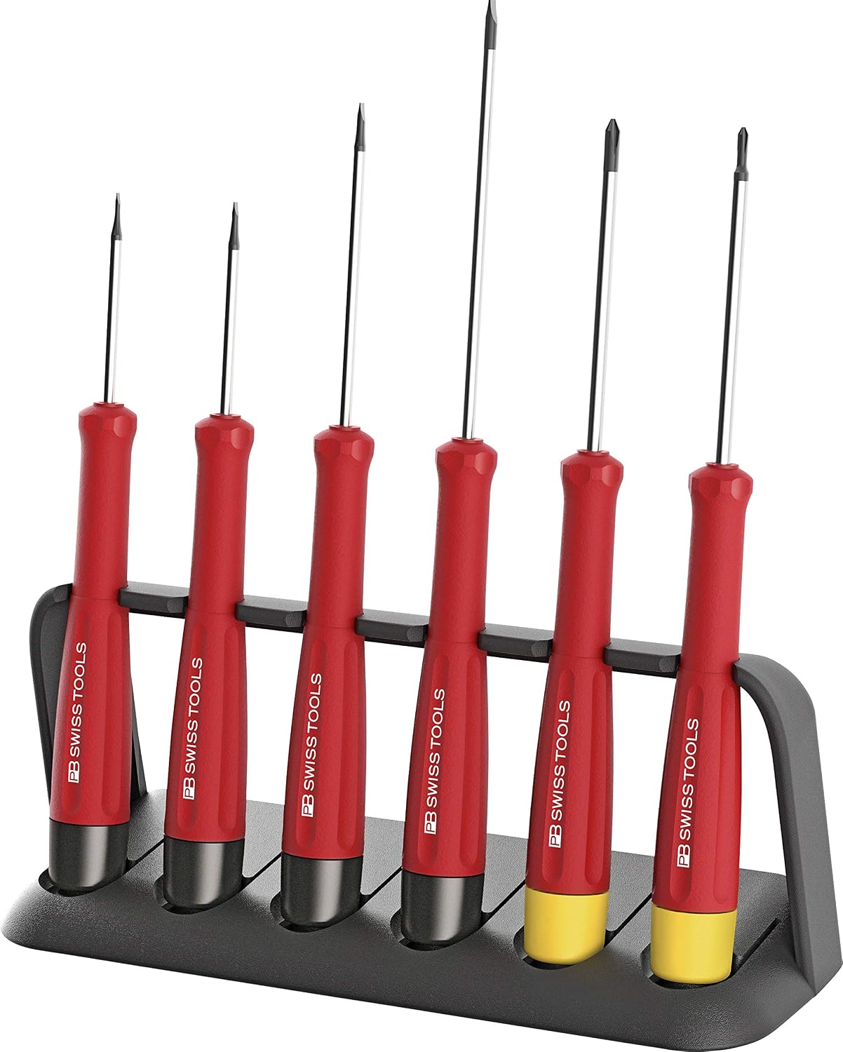 PB Swiss Tools Elektronik-Schraubendreher-Satz 6-teilig Schlitz/PH