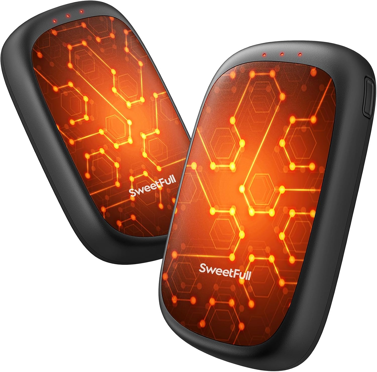 SWEETFULL Handwärmer Elektrisch,4000mAh aufladbar,2 Stück,mit Magnetische