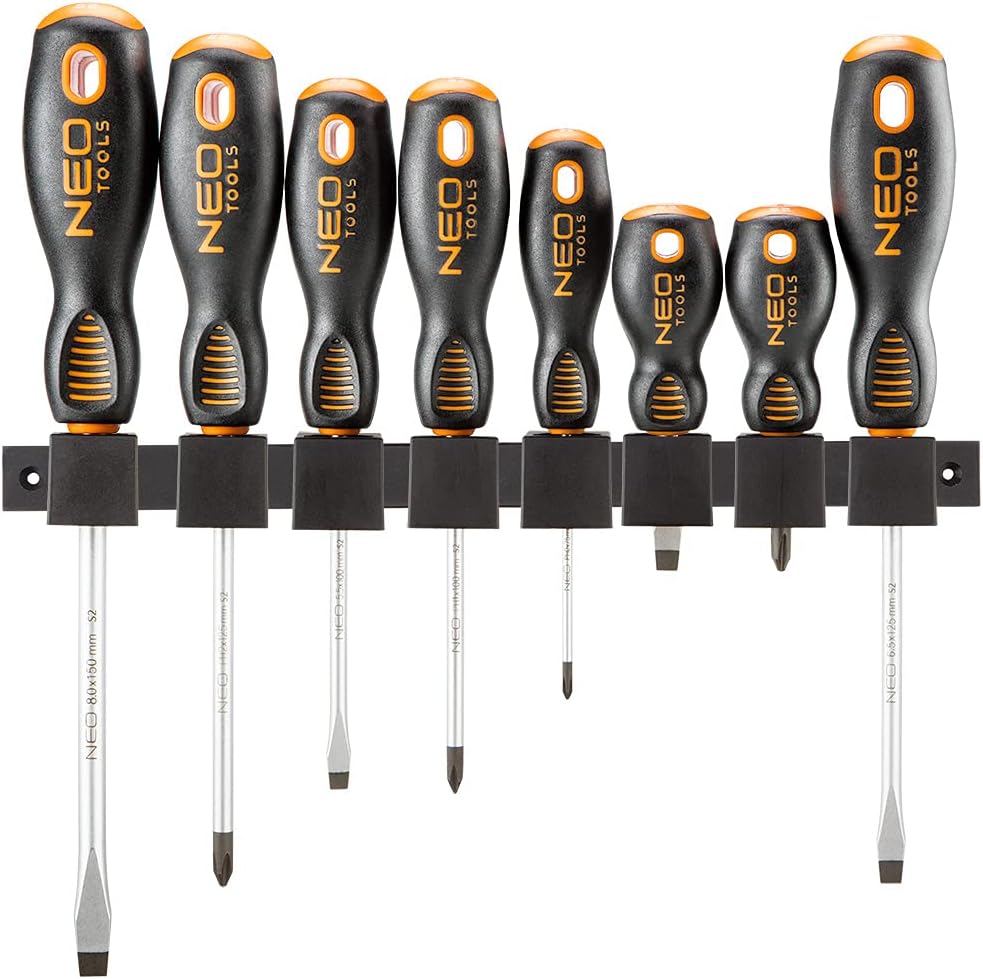 Schraubendreher-Set, 8 Stück + Aufhänger