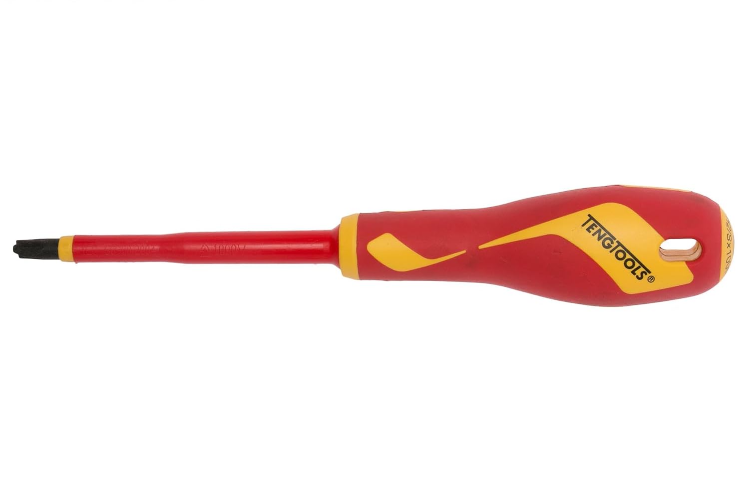 TENGTOOLS 186590204 Tengtools Isolierte Schraubendreher, Mundstück PH/PZ, isoliert, B Griff, PH2 Größe, 100 mm Länge