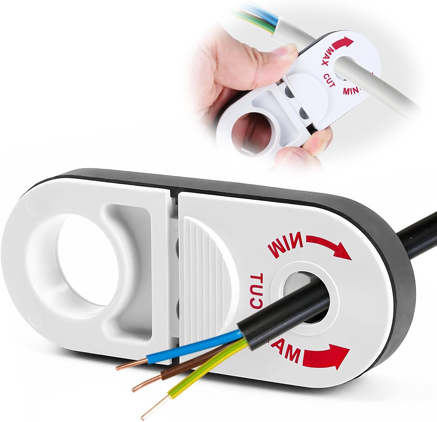 Abisolierzangen,Kabel und Kupferkabel und Durchmesser 0,3–1,08 cm