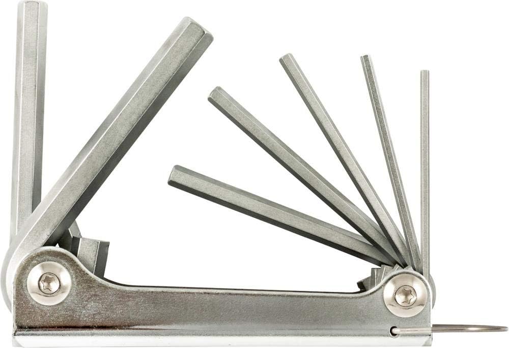 FORTIS Winkelschraubendreher- Satz im Handklapphalter Metall 2,5-10mm 7-teilig