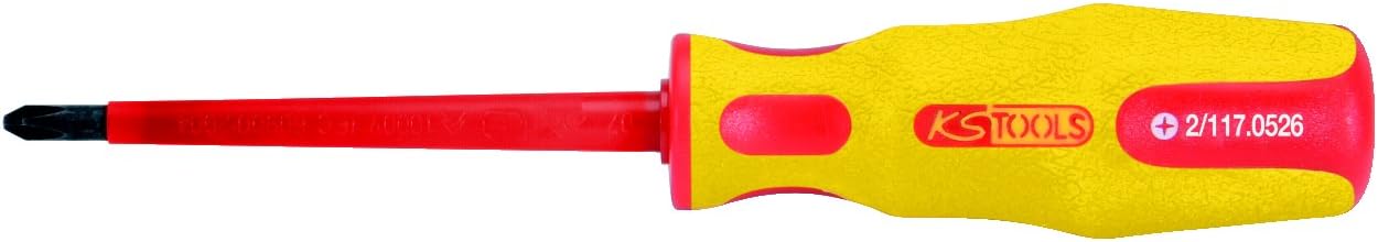 KS Tools 117.0528 ERGOTORQUE VDE PH-Schraubendreher, PH3
