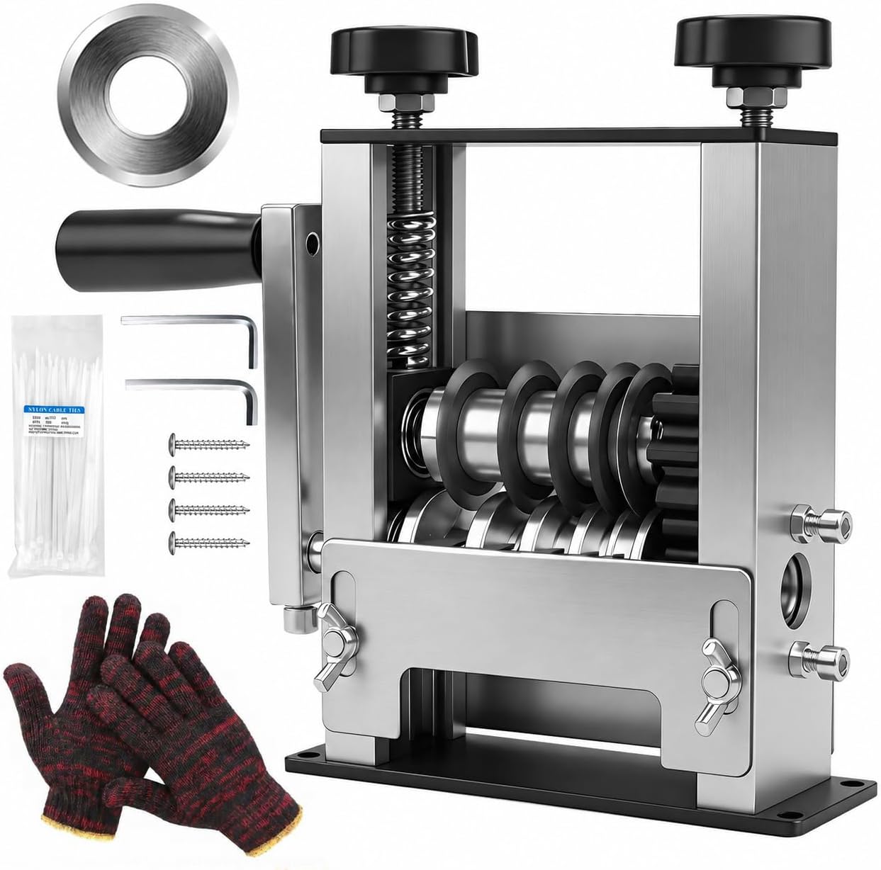 Manuelle Kabelschälmaschine 3-17mm mit 1 Ersatzklinge und 100 Kabelbinder
