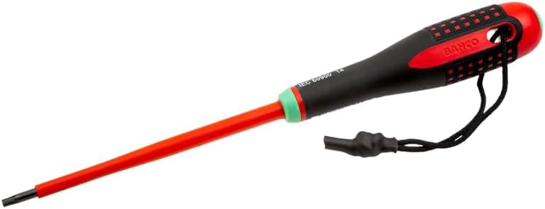 BAHCO Isolierte ERGO™ Schraubendreher für TORX®-Schrauben mit Kevlar-Schnur