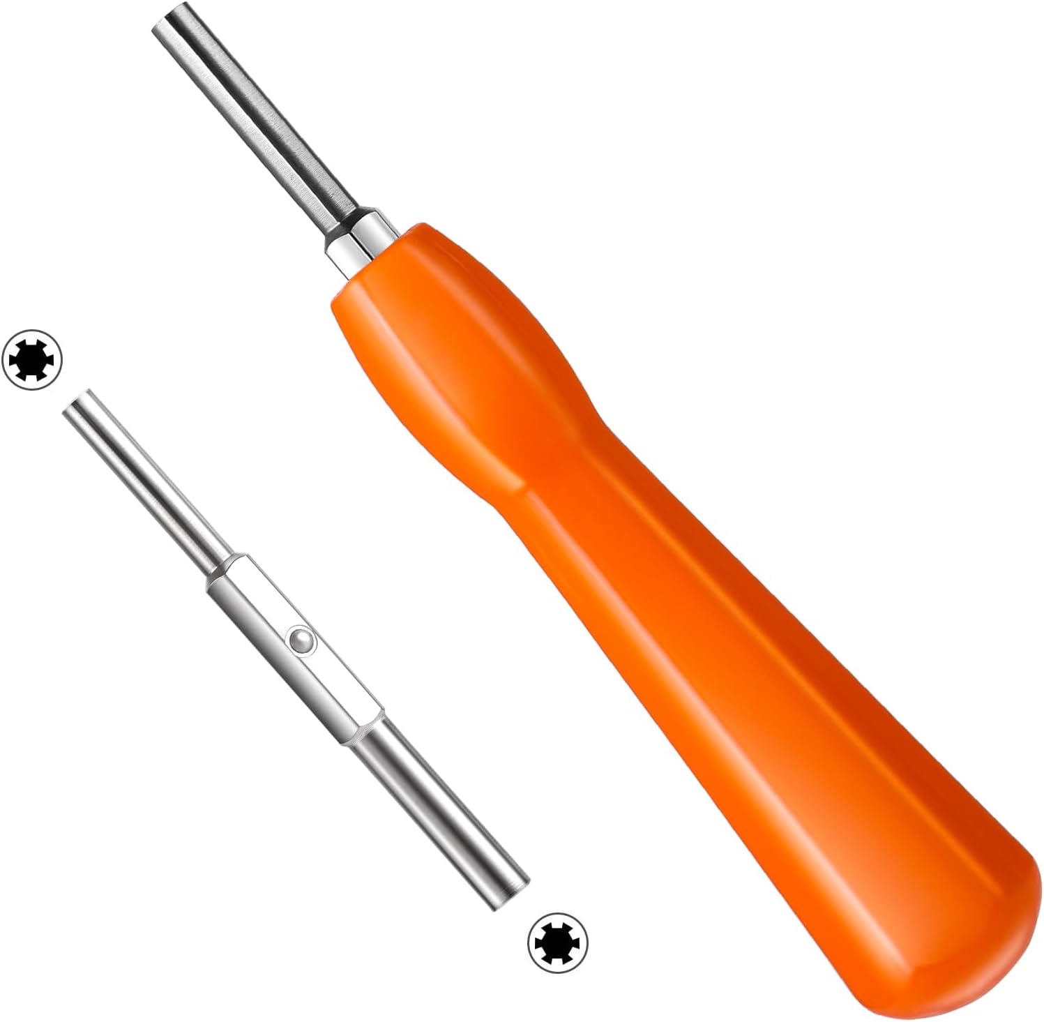 Gamebit-Schraubendreher 4.5mm & 3.8mm,Doppelendig Gamebit Schraubendreher Set,Sicherheits-Schraubendreher für Reparatur SNES, NES, N64,GameBoy,Magnetischer Schraubendreher(Blau)