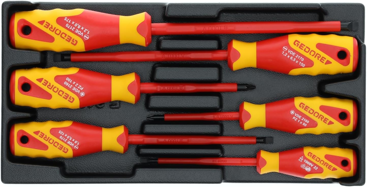 GEDORE VDE-Schraubendreher-Satz in 1/3 Es-Modul, 1 Stück, 1500 ES-VDE 2170 PZ