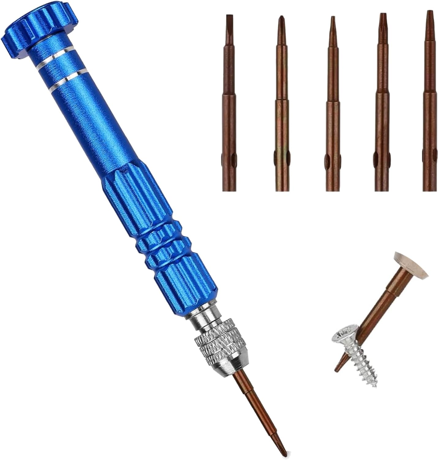 5 in 1 Mini Schraubenzieher set,Brillen Schraubenzieher,Schraubenzieher