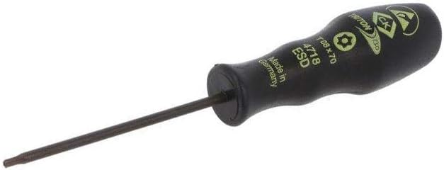 T4718ESD 08 Schraubendreher Torx® mit Sicherung Größe: T8H ESD C.K