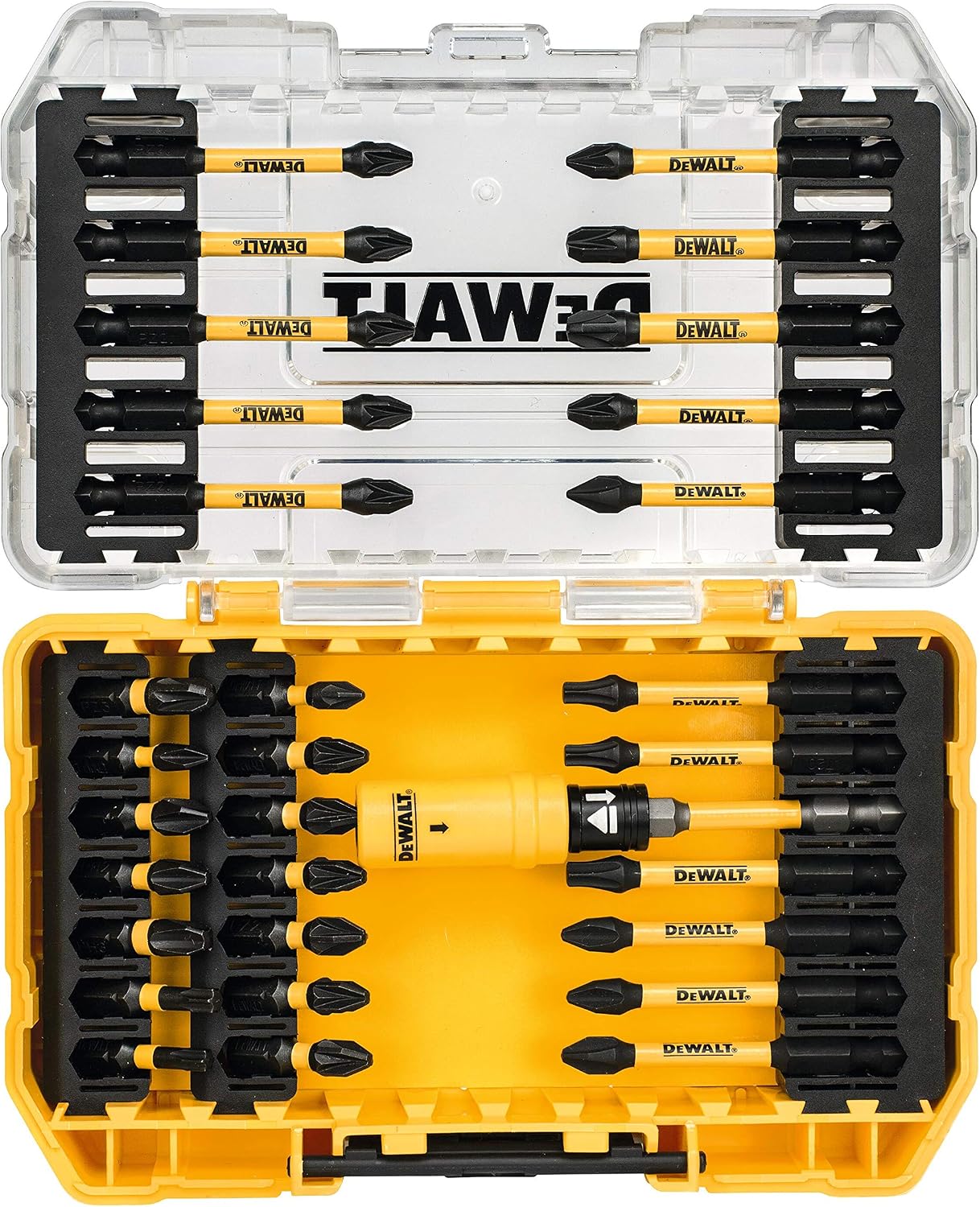 Dewalt 31-teiliges FlextorqTM Schraubendreher-Bit-Set in robustem Koffer + DT70737T-QZ