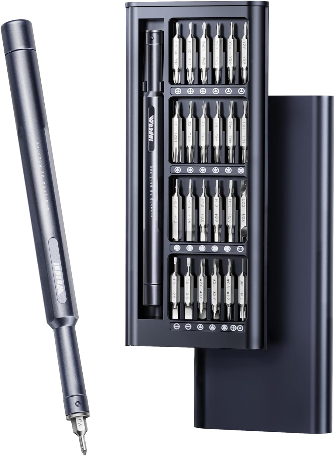 Wesdut 49-in-1 Feinmechaniker Schraubendreher Set aus S2 Stahl Magnetisch
