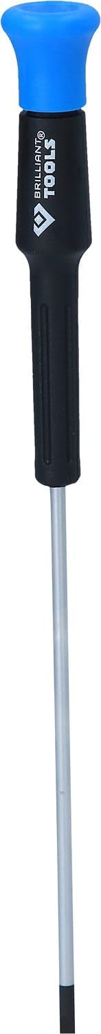 BRILLIANT TOOLS BT031048 Schraubendreher Schlitz, 3x100mm [Powered by KS TOOLS]
