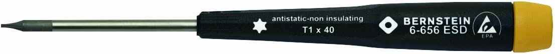 Bernstein Werkzeug Torx-Schraubendreher, T 1 mit ableitfähigem Heft, 6-656